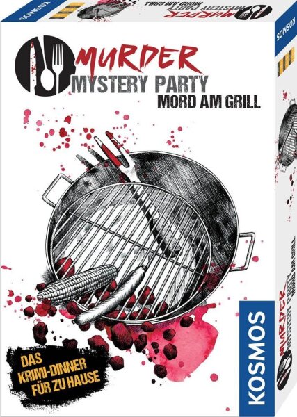 KOSMOS Murder Mystery Party Mord am Grill Krimmidinner für Zuhause, 1 St.