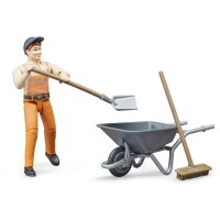 bruder 62130 Kommunalarbeiter Spielfigur