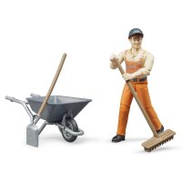 bruder 62130 Kommunalarbeiter Spielfigur
