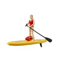 bruder bworld 62785 Life Guard mit Stand up Paddle Spielfiguren-Set  ( 62785 )
