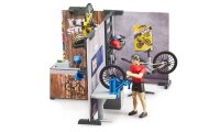 bruder bworld 63120 Fahrrad Shop Spielfiguren-Set