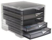 styro Schubladenbox styroswingbox light  anthrazit 275-8430.924, DIN A4 mit 5 Schubladen, 1 St.