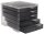 styro Schubladenbox styroswingbox light  anthrazit 275-8430.924, DIN A4 mit 5 Schubladen, 1 St.