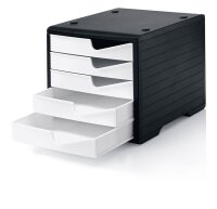styro Schubladenbox styroswingbox  weiß 275-8430.091, DIN A4 mit 5 Schubladen, 1 St.