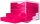 styro Schubladenbox styroswingbox NEONline  neon-pink 275-8430.2264, DIN A4 mit 5 Schubladen, 1 St.