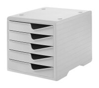 styro Schubladenbox styroswingbox  grau 275-8430.881, DIN...