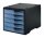 styro Schubladenbox styroswingbox  taupenblau 275-8430.3691, DIN A4 mit 5 Schubladen, 1 St.