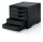 styro Schubladenbox styroswingbox  schwarz 275-8430.991, DIN A4 mit 5 Schubladen, 1 St.