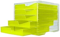 styro Schubladenbox styroswingbox NEONline  neon-gelb...