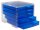 styro Schubladenbox styroswingbox light  blau 275-8430.324, DIN A4 mit 5 Schubladen, 1 St.