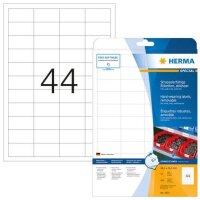 HERMA wetterfeste Folienetiketten 4572 weiß 48,3 x...