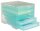 styro Schubladenbox styroswingbox light  aqua 275-8430.25224, DIN A4 mit 5 Schubladen, 1 St.