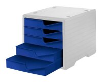 styro Schubladenbox styroswingbox  blau 275-8430.351, DIN...