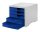 styro Schubladenbox styroswingbox  blau 275-8430.351, DIN A4 mit 5 Schubladen, 1 St.
