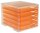 styro Schubladenbox styroswingbox light  apricot 275-8430.24124, DIN A4 mit 5 Schubladen, 1 St.