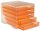 styro Schubladenbox styroswingbox light  apricot 275-8430.24124, DIN A4 mit 5 Schubladen, 1 St.