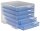 styro Schubladenbox styroswingbox light  cornflower 275-8430.26224, DIN A4 mit 5 Schubladen, 1 St.