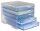 styro Schubladenbox styroswingbox light  cornflower 275-8430.26224, DIN A4 mit 5 Schubladen, 1 St.