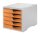 styro Schubladenbox styroswingbox  apricot 275-8430.4181, DIN A4 mit 5 Schubladen, 1 St.