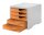 styro Schubladenbox styroswingbox  apricot 275-8430.4181, DIN A4 mit 5 Schubladen, 1 St.