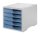 styro Schubladenbox styroswingbox  taupenblau 275-8430.3681, DIN A4 mit 5 Schubladen, 1 St.