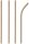 PAPSTAR Strohhalme pure flexibel braun Papier, knickbar, 100 St.