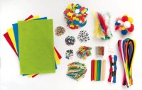 folia Bastelset Kreativbox mixed 1.300-tlg. mehrfarbig