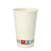 PAPSTAR Einweg-Trinkbecher pure weiß 0,3 l, 50 St.