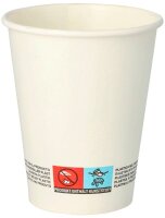 PAPSTAR Einweg-Trinkbecher pure weiß 0,2 l, 50 St.