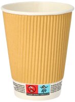 PAPSTAR Einweg-Kaffeebecher pure natur 0,3 l, 25 St.