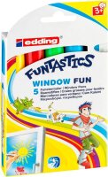 edding FUNTASTICS WINDOW FUN Kreidemarker farbsortiert...