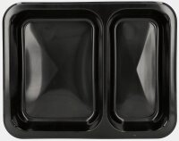 STARPAK Einweg-Menüschalen schwarz 0,866 l, 50 St.
