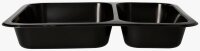 STARPAK Einweg-Menüschalen schwarz 0,866 l, 50 St.