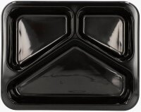 STARPAK Einweg-Menüschalen schwarz 0,765 l, 50 St.