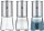 WMF Salz- und Pfeffermühlen-Set De Luxe transparent/silber 3-tlg., 1 Set