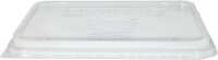 STARPAK Deckel für Einweg-Menüschalen transparent 23,4 x 18,7 cm, 50 St.
