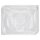STARPAK Deckel für Einweg-Menüschalen transparent 23,4 x 18,7 cm, 50 St.