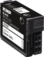 KMP E222X schwarz Druckerpatrone kompatibel zu EPSON 34XL (T3471)