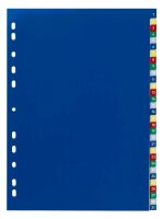 DURABLE Ordnerregister DIN A4 Vollformat 1-31 blau, gelb,...