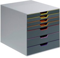 DURABLE Schubladenbox VARICOLOR®  dunkelgrau mit...