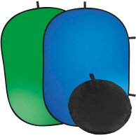 hama Falthintergrund Green Screen 2in1 4:3, 150 x 200 cm Projektionsfläche