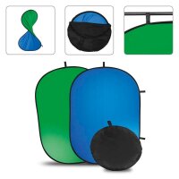 hama Falthintergrund Green Screen 2in1 4:3, 150 x 200 cm Projektionsfläche