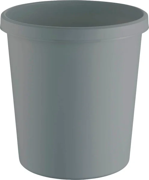 helit the green german Papierkorb 18,0 l grau, 1 St.
