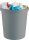 helit the green german Papierkorb 18,0 l grau, 1 St.