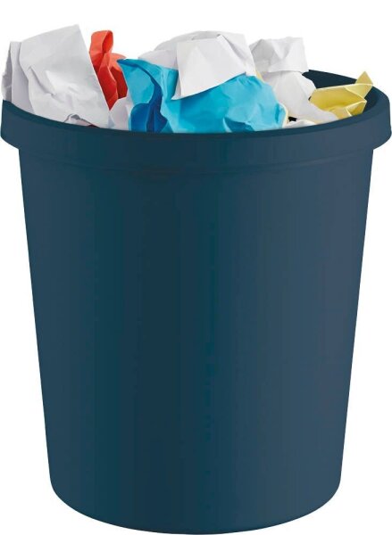 helit the green german Papierkorb 18,0 l blau, 1 St.