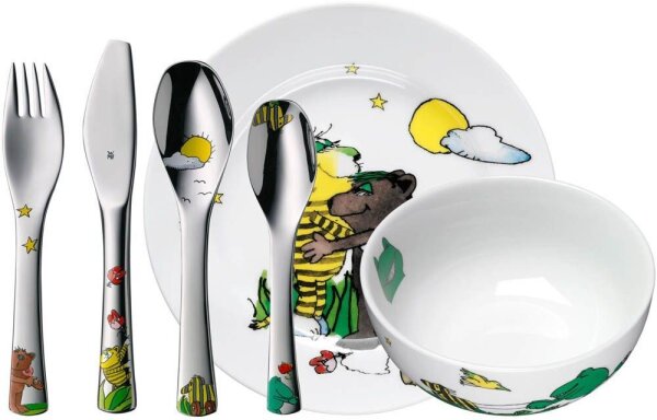 WMF Kindergeschirr-Set Janosch weiß 6-tlg., 1 Set