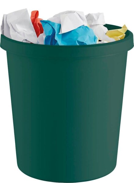 helit the green german Papierkorb 18,0 l grün, 1 St.