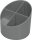 helit Stiftehalter the green cross grau Kunststoff 4 Fächer 11,0 x 11,0 x 10,5 cm