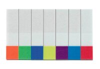 SIGEL transparent Haftmarker farbsortiert 7x 40 Streifen
