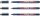 edding 1800 profipen Fineliner schwarz 0,1 + 0,3 + 0,5 mm, 3 St.